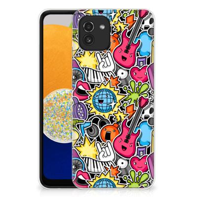 Samsung Galaxy A03 | Sillicone Back Cover | Punk Rock Samsung Galaxy A03 | Sillicone Back Cover | Punk Rock