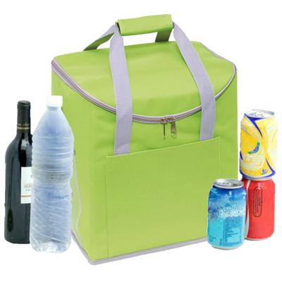 Grote drankjes en voedsel koeltas - groen - 32 x 23 x 37 cm - 27 liter - Koeltassen