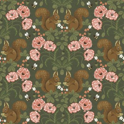 Dutch Wallcoverings Gronhaga - Kurre Green - Groen
