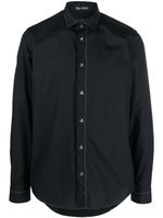 Philipp Plein chemise à coutures contrastantes - Noir