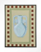 Urban Cotton Wandkleed 'Eclectic Series 1' 80 x 110cm in Floating Frame - black