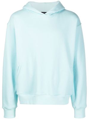 STYLAND hoodie à bords nervurés - Bleu