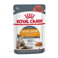 Royal Canin Care Hair & Skin Care in Gravy natvoer kattenvoer zakjes 12 x 85 gram - thumbnail