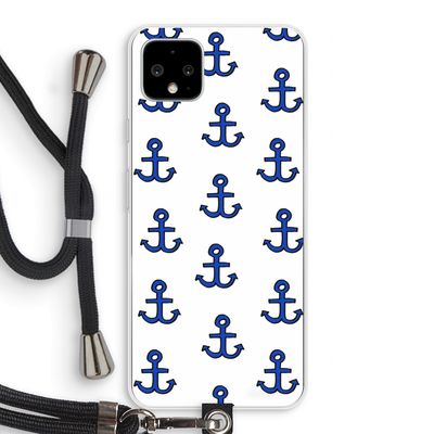 Ankers: Pixel 4 XL Transparant Hoesje met koord