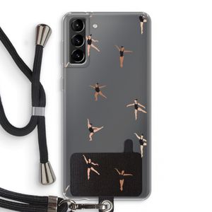 Dancing #1: Samsung Galaxy S21 Plus Transparant Hoesje met koord