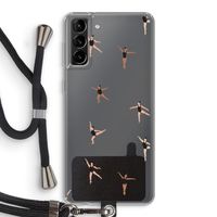 Dancing #1: Samsung Galaxy S21 Plus Transparant Hoesje met koord