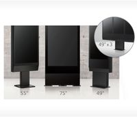 LG ST-493X Commerciële standaard voor LG 49XEB3E-B - thumbnail