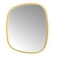 Hotbath &More Mirrors Contour LED Badkamerspiegel - Figuur - 80 x 80 cm - Geborsteld Messing Pvd