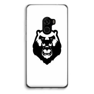 Angry Bear (white): Xiaomi Mi Mix 2 Transparant Hoesje