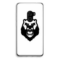 Angry Bear (white): Xiaomi Mi Mix 2 Transparant Hoesje - thumbnail