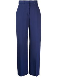 Casablanca pantalon ample à taille haute - Bleu