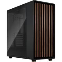 Fractal Design FD-C-NOR1X-02 computerbehuizing Midi Tower Zwart, Houtskool - thumbnail