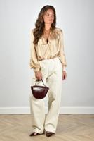 Sage & Ivy blouse Fonda Satin Silk gold