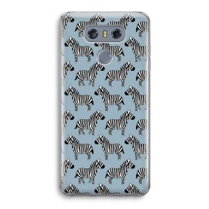 Zebra: LG G6 Transparant Hoesje