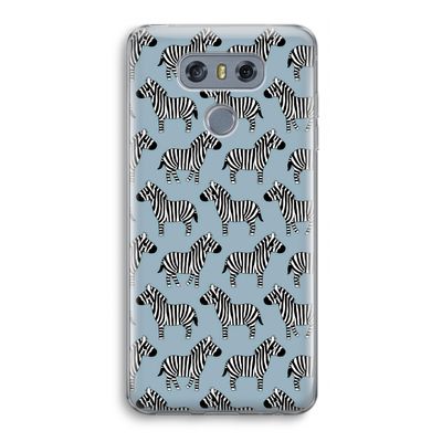 Zebra: LG G6 Transparant Hoesje