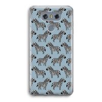 Zebra: LG G6 Transparant Hoesje Zebra: LG G6 Transparant Hoesje