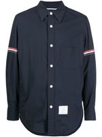 Thom Browne chemise à patch logo - Bleu - thumbnail