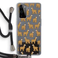 Alpacas: OnePlus 9 Pro Transparant Hoesje met koord