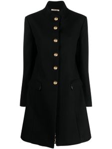 Roberto Cavalli manteau à design sans col - Noir