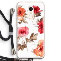 Roosjes: Xiaomi Redmi 5 Transparant Hoesje met koord