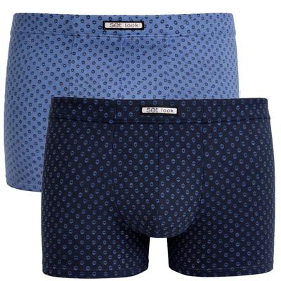 SET Boxershort microfiber Parentesis 2-pack blauw