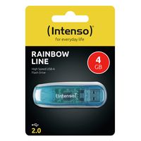 Intenso Rainbow Line USB flash drive 4 GB USB Type-A 2.0 Blauw - thumbnail