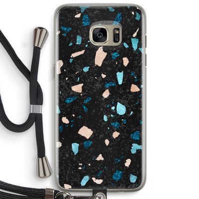 Terrazzo N°11: Samsung Galaxy S7 Edge Transparant Hoesje met koord