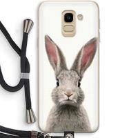 Daisy: Samsung Galaxy J6 (2018) Transparant Hoesje met koord