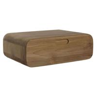 Nachtkastje Home ESPRIT Teakboom 50 x 40 x 17 cm
