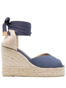 Castañer espadrilles compensées Bilina 105 mm - Bleu