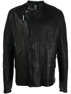Isaac Sellam Experience veste en cuir à détails de zips - Noir