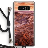 Mars: Samsung Galaxy Note 8 Transparant Hoesje met koord