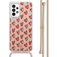 Samsung Galaxy A23 hoesje met koord - Hartendief