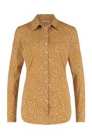 Poppy spot blouse - mustard/off white - 07075