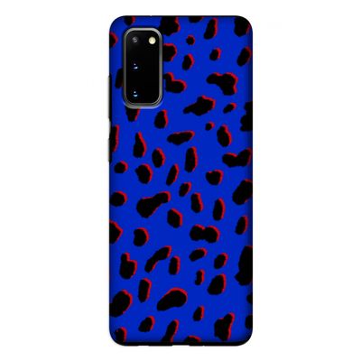 Blue Leopard: Samsung Galaxy S20 Tough Case