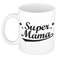 Super mama cadeau mok / beker voor Moederdag 300 ml   -