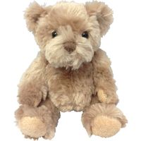 Pluche knuffel dieren teddy beer bruin 19 cm   -