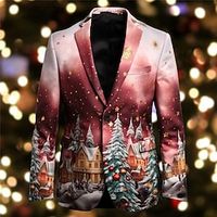 zakelijke herenjas blazer werkkleding naar het werk tijdens de herfstamp; winter turndown lange mouw geel lichtgroen roze sml polyester geweven jas Lightinthebox