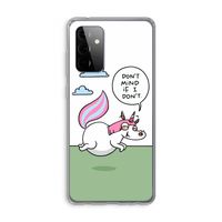 Unicorn: Samsung Galaxy A72 Transparant Hoesje