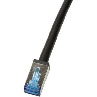LogiLink CQ7143S netwerkkabel 50 m Cat6a S/FTP (S-STP) Zwart