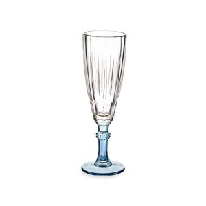 Champagneglas Exotic Kristal Blauw 6 Stuks (170 ml)