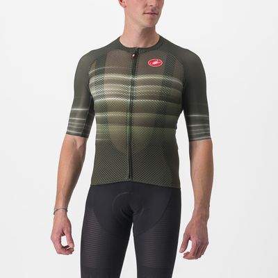 Castelli Climber's 3.0 SL2 korte mouw fietsshirt groen heren XXL