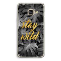 Stay wild: Samsung Galaxy A3 (2016) Transparant Hoesje