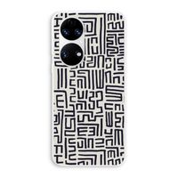 Moroccan Print: Huawei P50 Transparant Hoesje