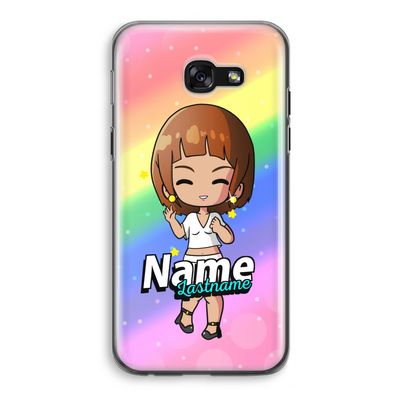 Chibi Maker vrouw: Samsung Galaxy A5 (2017) Transparant Hoesje