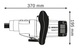 Bosch Professional GRW 18-2 E Professional 06011A8000 Verf- en cementmixer 160 mm 1800 W