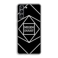Negenduust geometrisch: Samsung Galaxy S21 Transparant Hoesje Negenduust geometrisch: Samsung Galaxy S21 Transparant Hoesje
