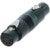 Neutrik NA5FF-B Adapter XLRF 5POLE > XLRF Black Connector-adapter 5-polig female-female