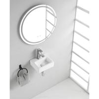 Wiesbaden Leto - Mini Fontein - 28x24.5x9 - Keramiek Glans Wit