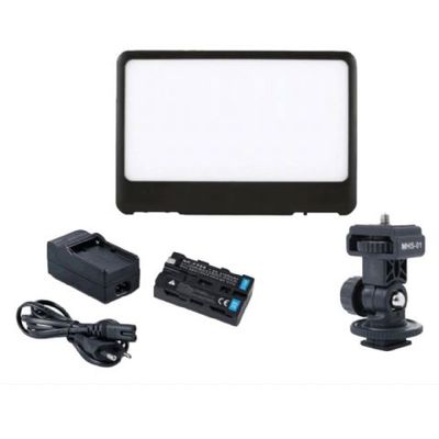 Falcon eyes soft led lamp set dimbaar dv-80sl-k2 incl. accu